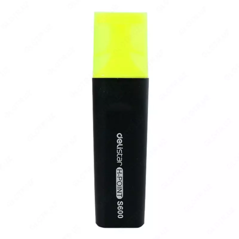 Маркер - текстовыделитель Deli H-Point  1-5 мм  скошен. наконечн. (Арт. - 600-Syl) Желтый