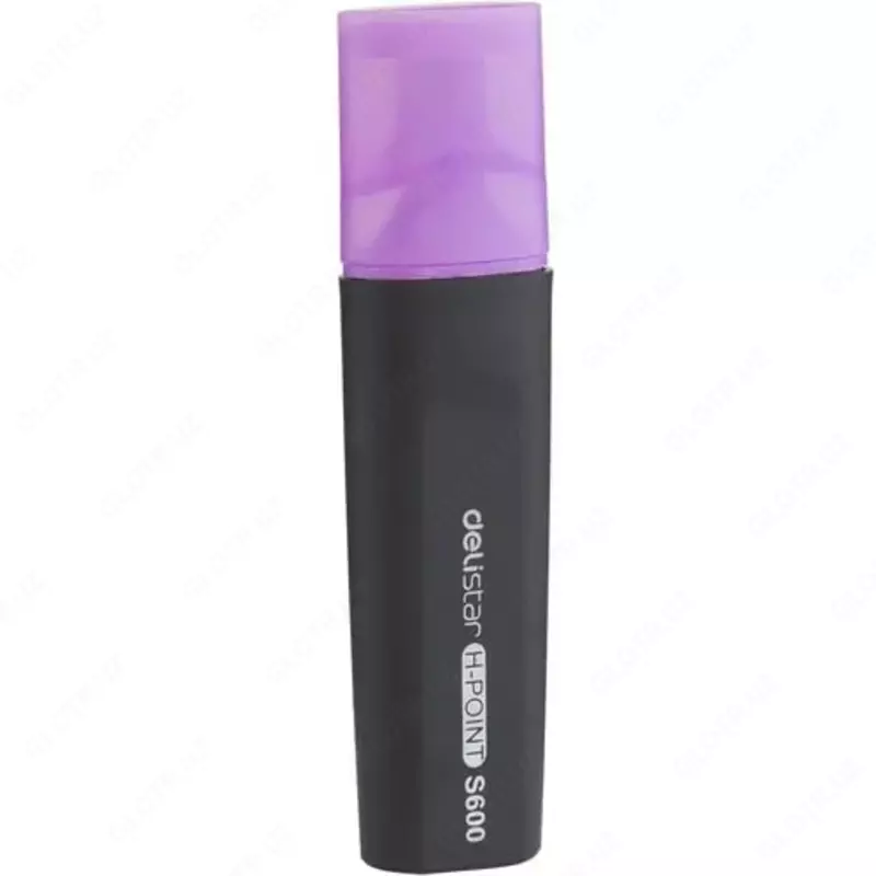 Yonaltiruvchi marker Deli H-Point  1-5 mm  qiyshiq. maslahat (Art. - 600-Svl) Binafsha rang