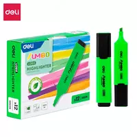 Yonaltiruvchi marker Deli Jumbo  1-5 mm  qirrali. maslahat (m. - 366-GN-U) Yashil