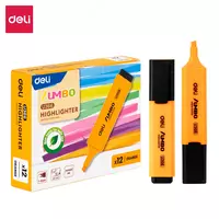 Yonaltiruvchi marker Deli Jumbo  1-5 mm  qirrali. maslahat (m. - 366-OR-U) Apelsin