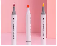  Набор скетч-маркеров Deli Artists  двусторонние  наконечн. 1-6 мм  12 шт.  пласт. бокс (Арт. - 70804-12) Цветное ассорти Только в розницу