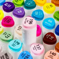  Набор скетч-маркеров Deli Color Emotion  двусторонние  наконечн. 1-7 мм  24 шт.  пласт. бокс (Арт. - 70803-24) Цветное ассорти - 