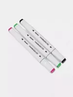   Набор скетч-маркеров Deli Artists  двусторонние  наконечн. 1-6 мм  24 шт.  пласт. бокс (Арт. - 70816-24) Цветное ассорти