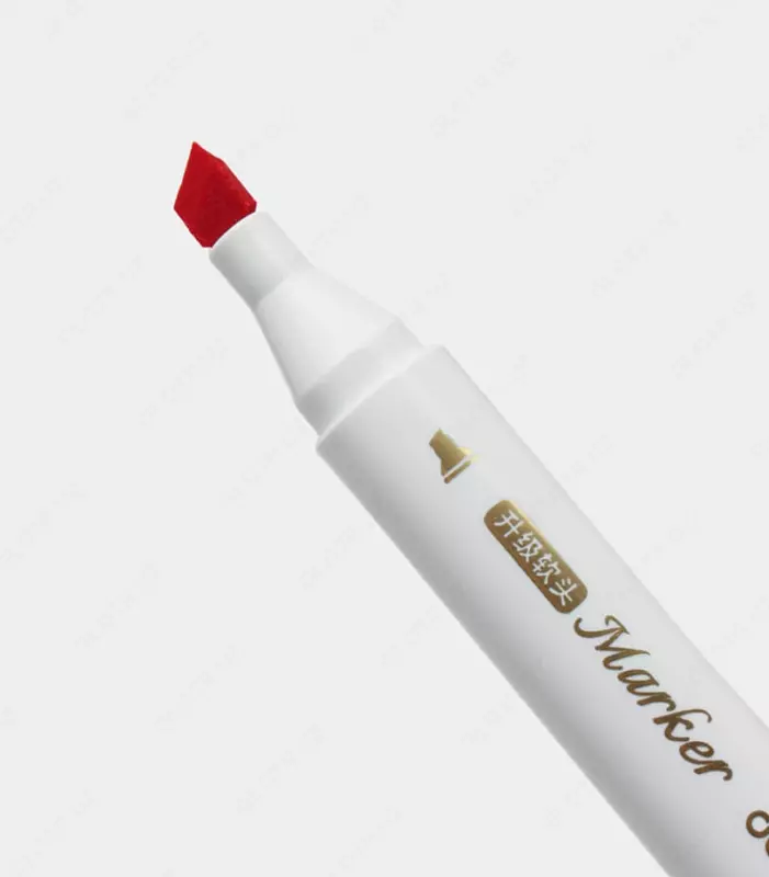   Набор скетч-маркеров Deli Touch  скошенный наконечн. 1-7 мм  24 шт.  пласт. бокс (Арт. - 70818-24) Цветное ассорти