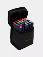 Набор скетч-маркеров Deli Finenolo  двусторонние  наконечн. 1-6 мм  30 шт.  текст. бокс (Арт. - 184-30-C) Цветное ассорти