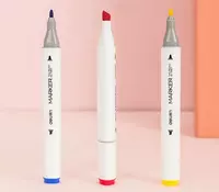  Набор скетч-маркеров Deli двусторонние  наконечн. 1-7 мм  40 шт.  текст. бокс (Арт. - 70807-40) Цветное ассорти - 