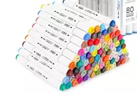  Набор скетч-маркеров Deli Color Emotion  двусторонние  наконечн. 1-7 мм  80 шт.  пласт. бокс (Арт. - 70803-80) Цветное ассорти - 