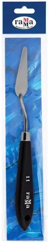  Художественный мастихин № 11 Гамма Московская палитра  ручка дерево (Арт. - 2131018_01_14) - 