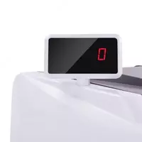   Сетевой счетчик банкнот Deli 1 люмин. головка  2 инфракр. пары  3 магнита (Арт. - 3903-C) Белый/черный