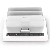   Гребенчато-переплетная термо-машина Deli PTC-керамический нагрев  толщина термоклея 40 мм (Арт. - 3882) Белая