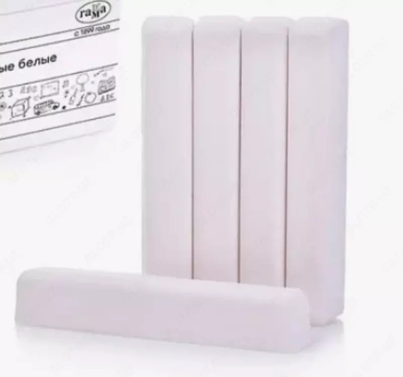 Ortacha qattiqlikdagi oq kvadrat bor Gamma  karta. paket (m. - 280120215)