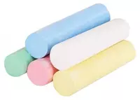   Упаковка круглого мела для асфальта Гамма Мультики  8 шт/5 цв. пласт. ведро (Арт. - 1704191) Цв. ассорти