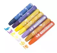  Масляные цветные мелки (шестигранные) Deli Color Emotion  12 шт. (Арт. - 20104-EC) Сезонная распродажа! - 