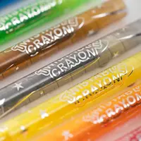   Масляные мелки (круглые) Deli Crayon  24 шт. (Арт. - 216-24-EC) Цветная пастель