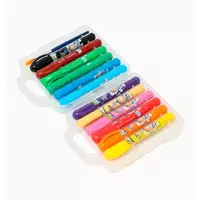  Масляные мелки (круглые) Deli 24 шт.  пласт. бокс (Арт. - 72136-24) Цветная пастель - 