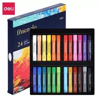Масляные цветные мелки (круглые) Deli Finenolo  24 шт. карт. уп. (Арт. - 212-24-C)