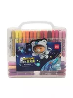  Масляные мелки (круглые) Deli 48 шт.  пласт. бокс (Арт. - 72136-48) Цветная пастель - 