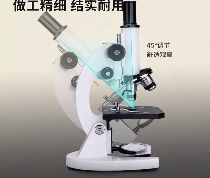   Bolalar ilmiy mikroskopi Deli 3 ta linza (Art. - 74360) Kumush