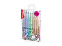 Набор гелевых ручек Berlingo Brilliant Glitter  10 цв./10 шт.  толщ. 1.0 мм  пласт. пенал (Арт. - CNg_50510) Цв. ассорти