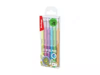 Набор гелевых ручек Berlingo Brilliant Neon  6 цв./6 шт.  толщ. 0.8 мм  пласт. пенал (Арт. - CNg_30306) Цв. ассорти