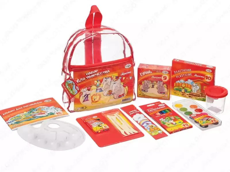  Bolalar ijodiyoti uchun toplam Gamma Multfilmlar  13 dona  sovga. ryukzak. (m. - 2405192) Assortiment - 