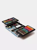  Художественный набор для творчества Deli Explora  123 предмета  подарочн. кейс (Арт. - 75406) Ассортимент - 