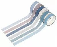  Клейкая лента декоративная MESHU Marine  1.0 см х 3 м  6 шт  пласт. уп. (Арт. - MS_36893) Ассортимент - 