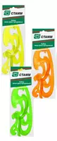  Комплект пластиковых лекал Стамм флуоресцентный  25  17  12 см  3 шт/4 цв.  ПВХ уп. (Арт. - ЛК02) Ассортимент - 