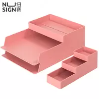 Органайзер для канцелярских принадлежностей Deli Nusign 001  5 отделов  карт. уп. (Арт. - 001-ENS-rd) Красный