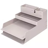 Органайзер для канцелярских принадлежностей Deli Nusign 001  5 отделов  карт. уп. (Арт. - 001-NS-gr) Серый