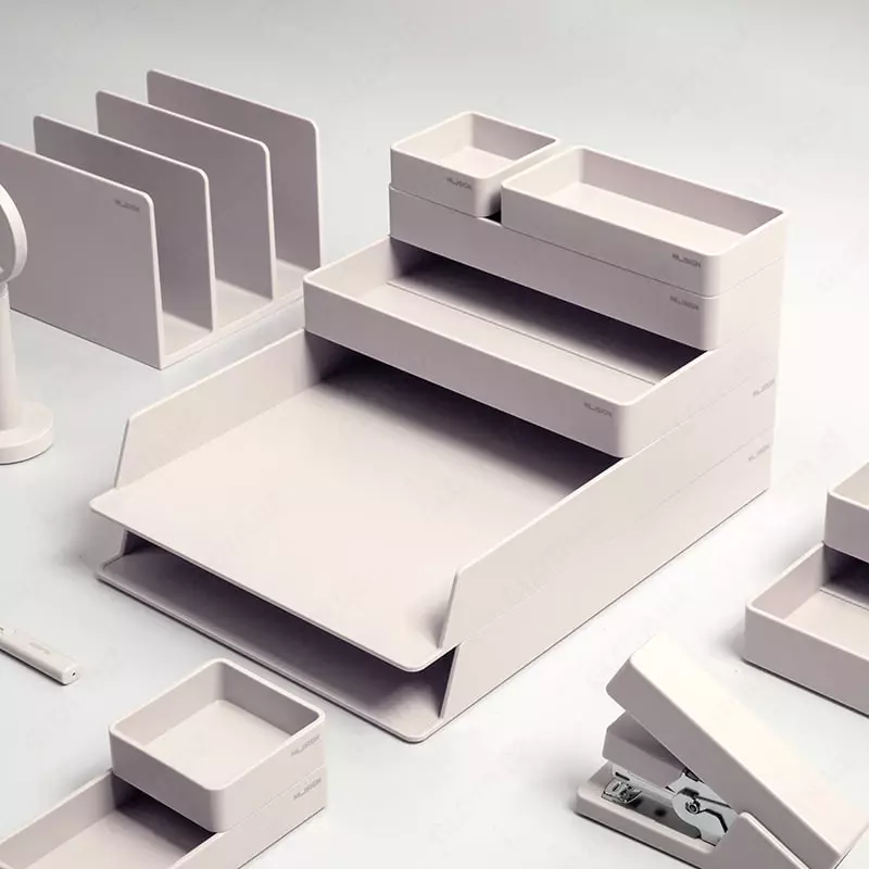  Органайзер для канцелярских принадлежностей Deli Nusign 001  5 отделов  карт. уп. (Арт. - 001-NS-gr) Серый - 