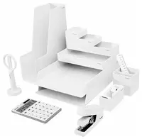 Kantselyariya tashkilotchisi Deli Nusign 003  13 dona  kartochkalar. paket (Art. - 003-NS) Oq