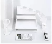  Kantselyariya tashkilotchisi Deli Nusign 003  13 dona  kartochkalar. paket (Art. - 003-NS) Oq - 