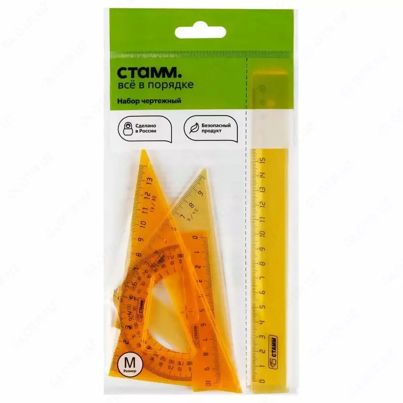 Plastik olchagichlar toplami Stamm olchami M  20 sm  4 dona  PVX paket. (Art. - NC-30521) Neon assortimenti