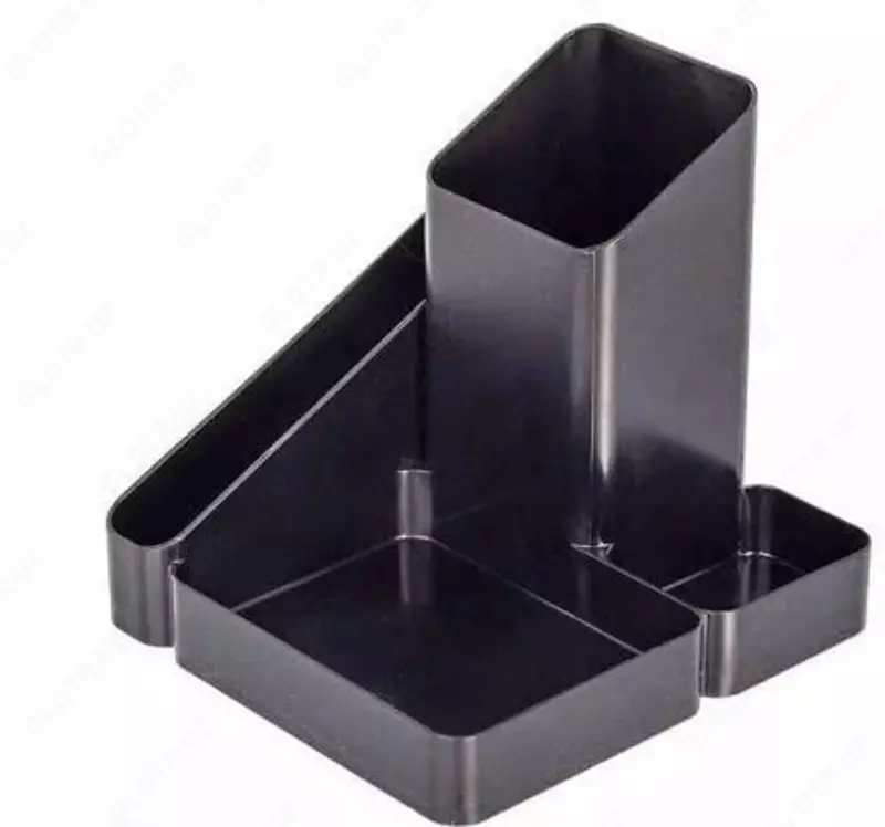 Органайзер для канцелярских принадлежностей Стамм Имидж  4 отдела  карт. уп (Арт. - ОР31) Черный