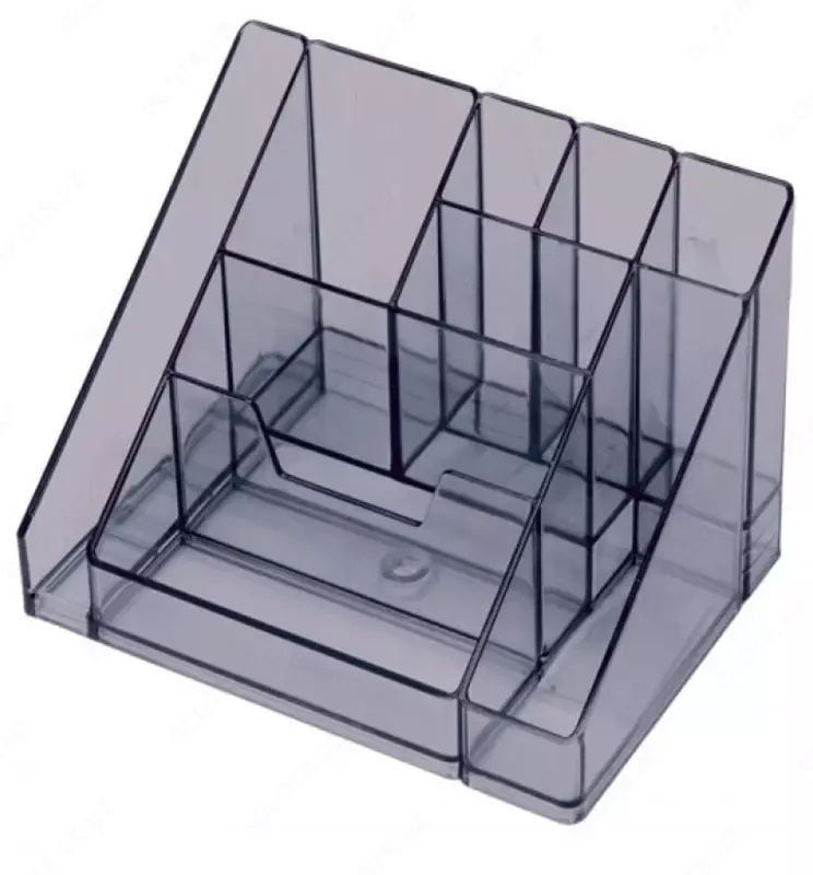  Органайзер для канцелярских принадлежностей Стамм Каскад  9 секций  карт. уп. (Арт. - ОР14) Серый - 