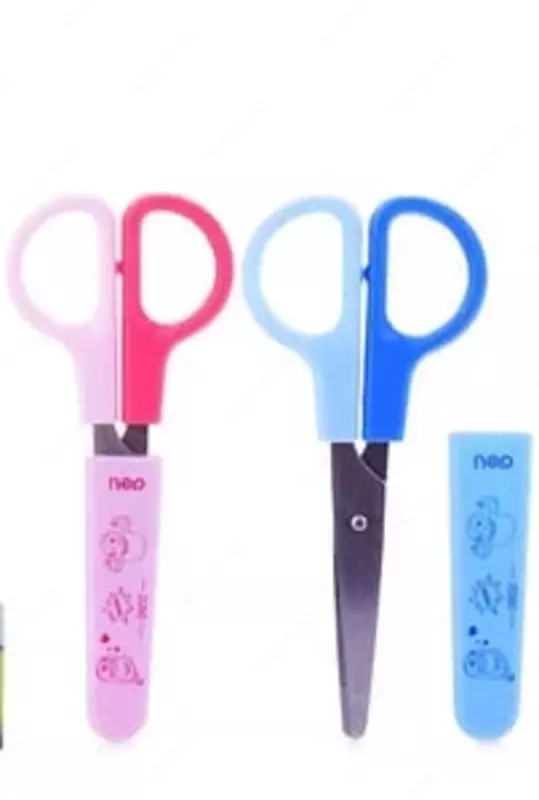 Канцелярские детские ножницы "Deli" Bumpees