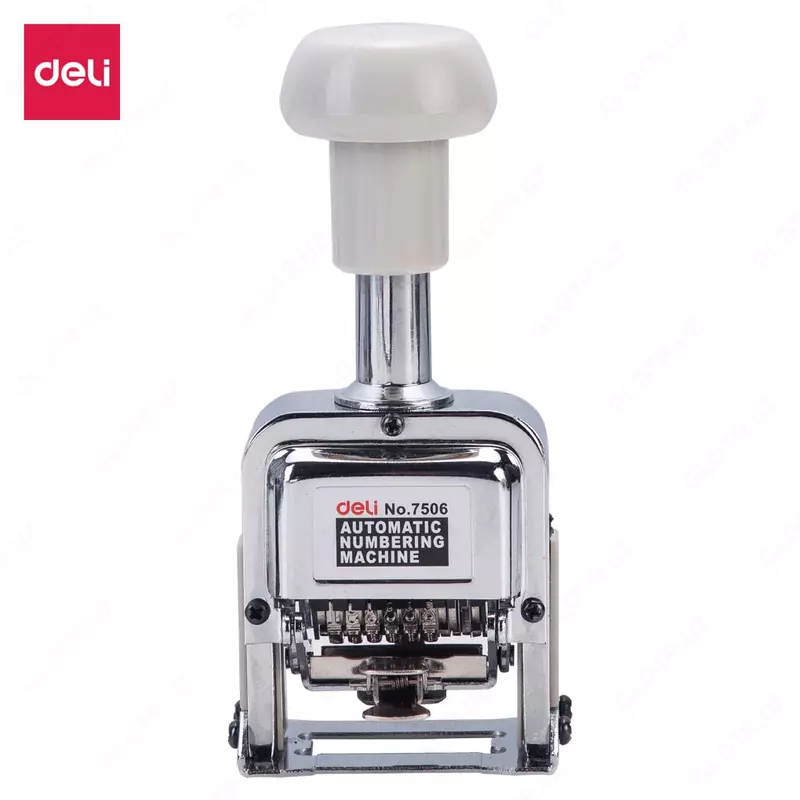 Однострочный автоматический нумератор "DELI" 6-ти разрядный