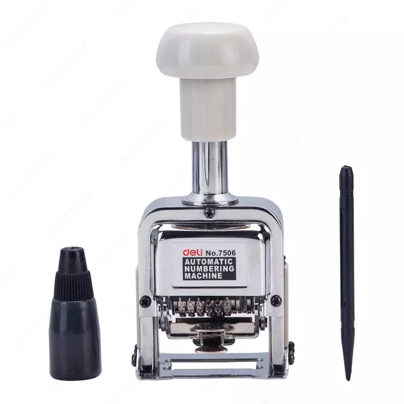 Однострочный автоматический нумератор "DELI" 6-ти разрядный