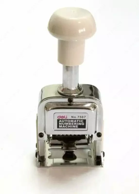 Однострочный автоматический нумератор "DELI" 7-ми разрядный