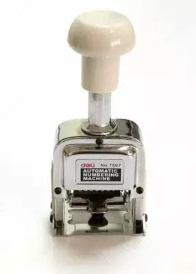 Однострочный автоматический нумератор "DELI" 7-ми разрядный