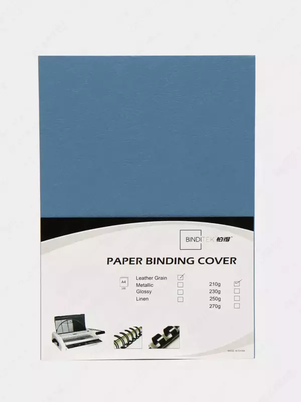 Набор картонных обложек для переплета "Bindi" Leather