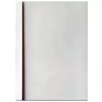  Набор пластиково/картонных обложек для термопереплета Deli 4 мм  А4  10 шт. (Арт.- 3866) Прозрачный - 