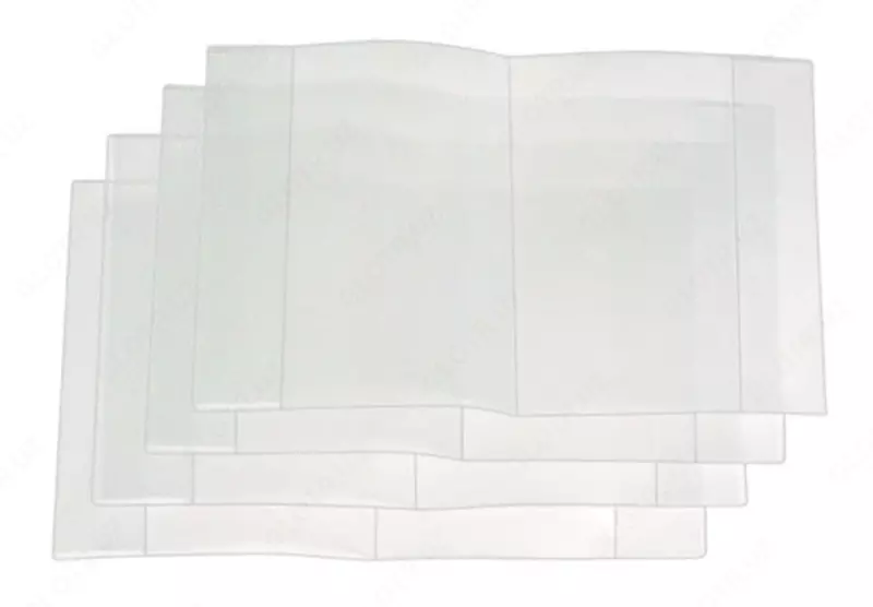   Прозрачные обложки  для тетрадей Dolphin  210 х 350 мм  ПЭ 60 мкм  25 шт. (Арт.- 6312-25)