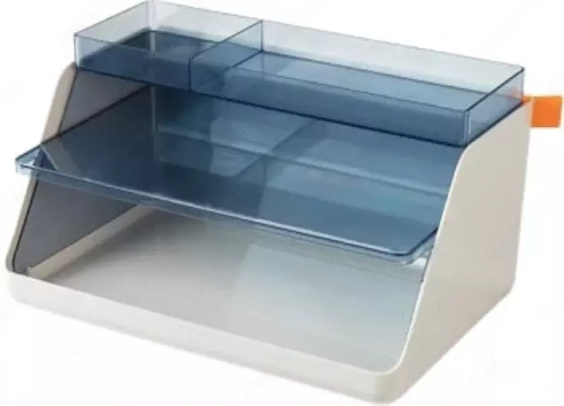 Органайзер для канцелярских принадлежностей Deli XDM34  4 секции  А4  карт. уп. (Арт. - 34-XDM) Серый