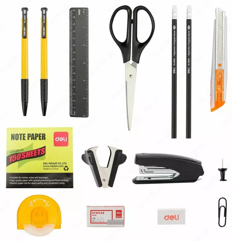  Deli Maxi ish yuritish buyumlari bilan organizator  17 dona  statsionar. (m. - 38252) Qora - 