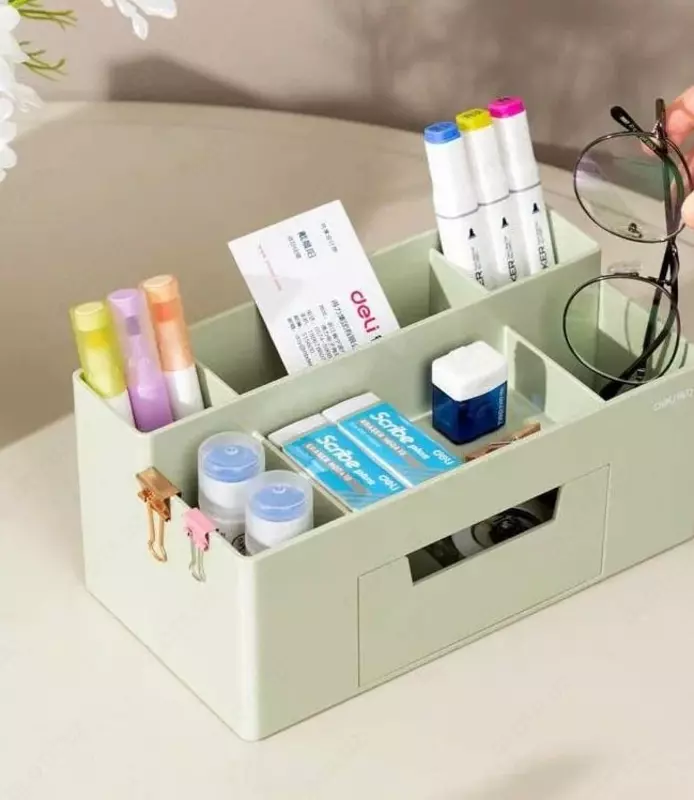  Deli ish yuritish uchun organizator 7 bolim  kartalar. oram (m. - 8913-gn) Ochiq/yashil - 