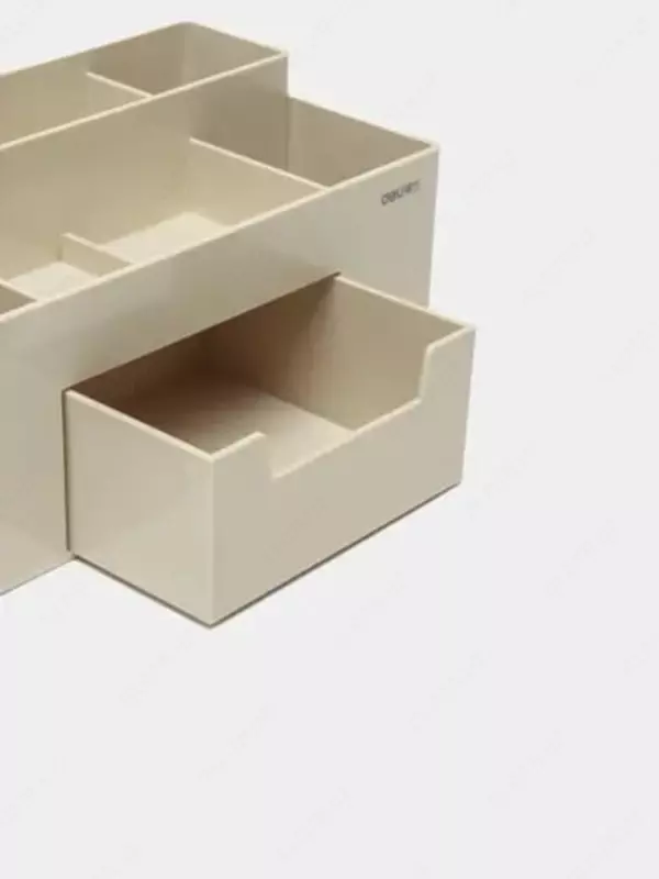  Органайзер для канцелярских принадлежностей Deli 7 секц.  карт. уп (Арт. - 8913-bej) Бежевый - 