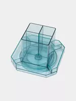  Deli ish yuritish uchun organizator 7 ta bolim  aylanuvchi  kartalar. paket (m. - 8942-bl.) Moviy/shaffof - 