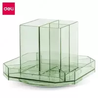 Deli ish yuritish uchun organizator 7 ta bolim  aylanuvchi  kartalar. paket (m. - 8942-gn) Yashil/shaffof